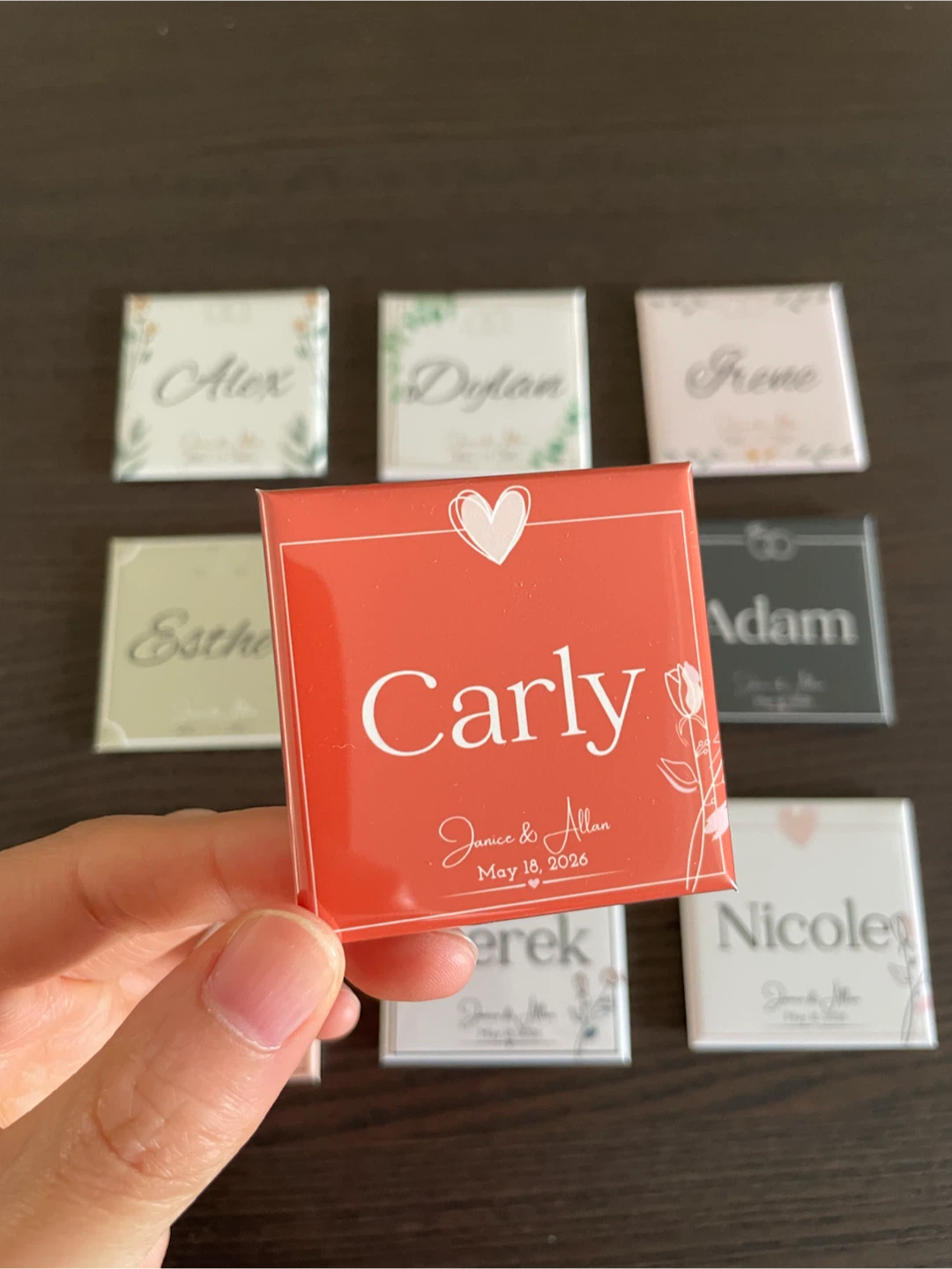 Wedding Place Card/Magnet - photo 2