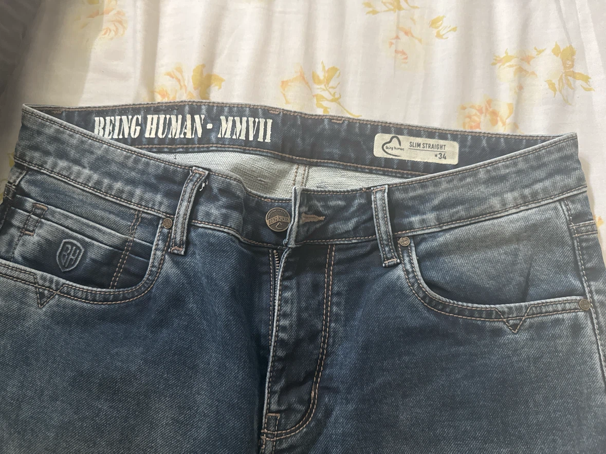 Being Human Slim Straight Jeans - Men's Size 34