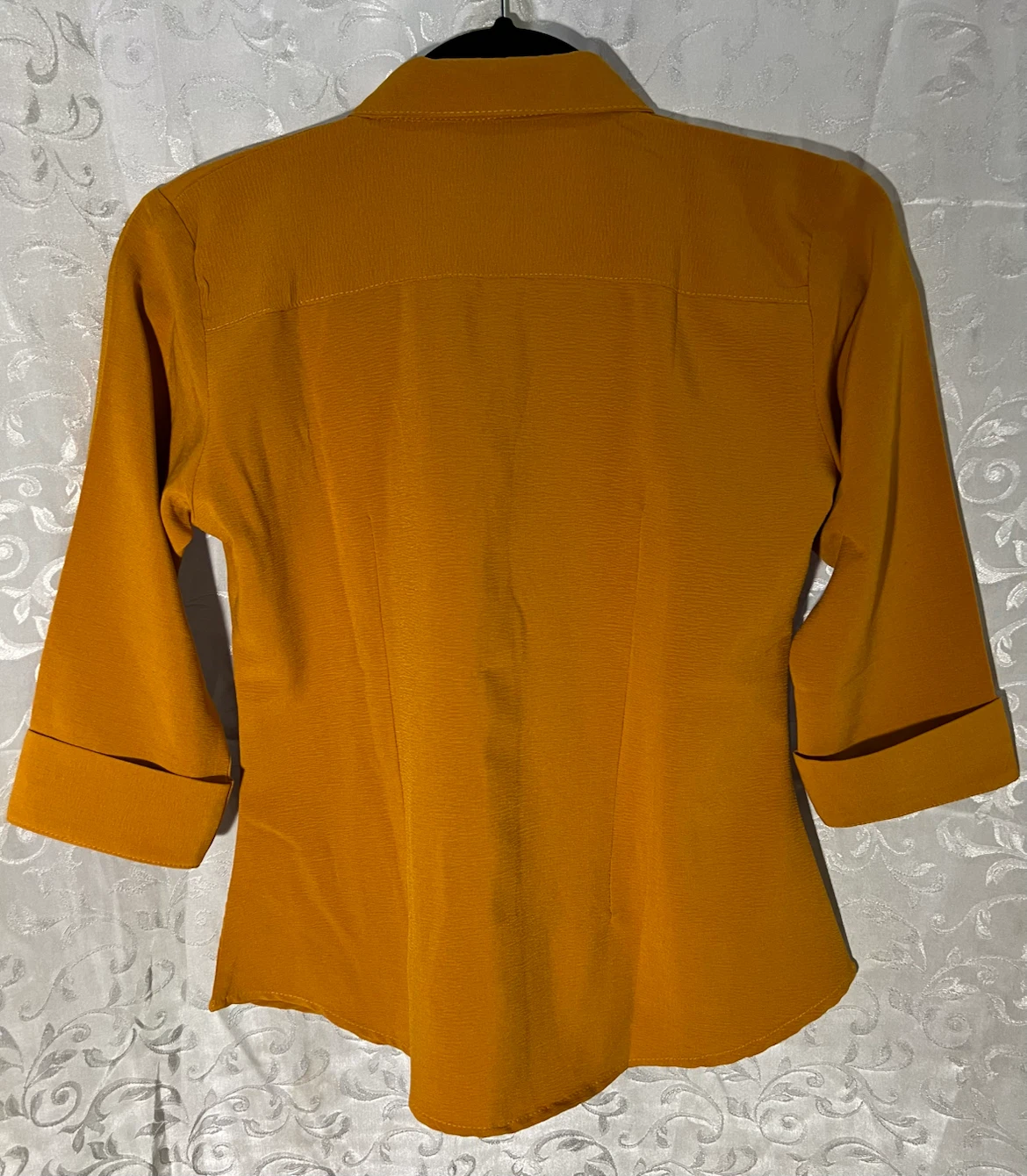 Mustard Yellow Button-Up Shirt - photo 2