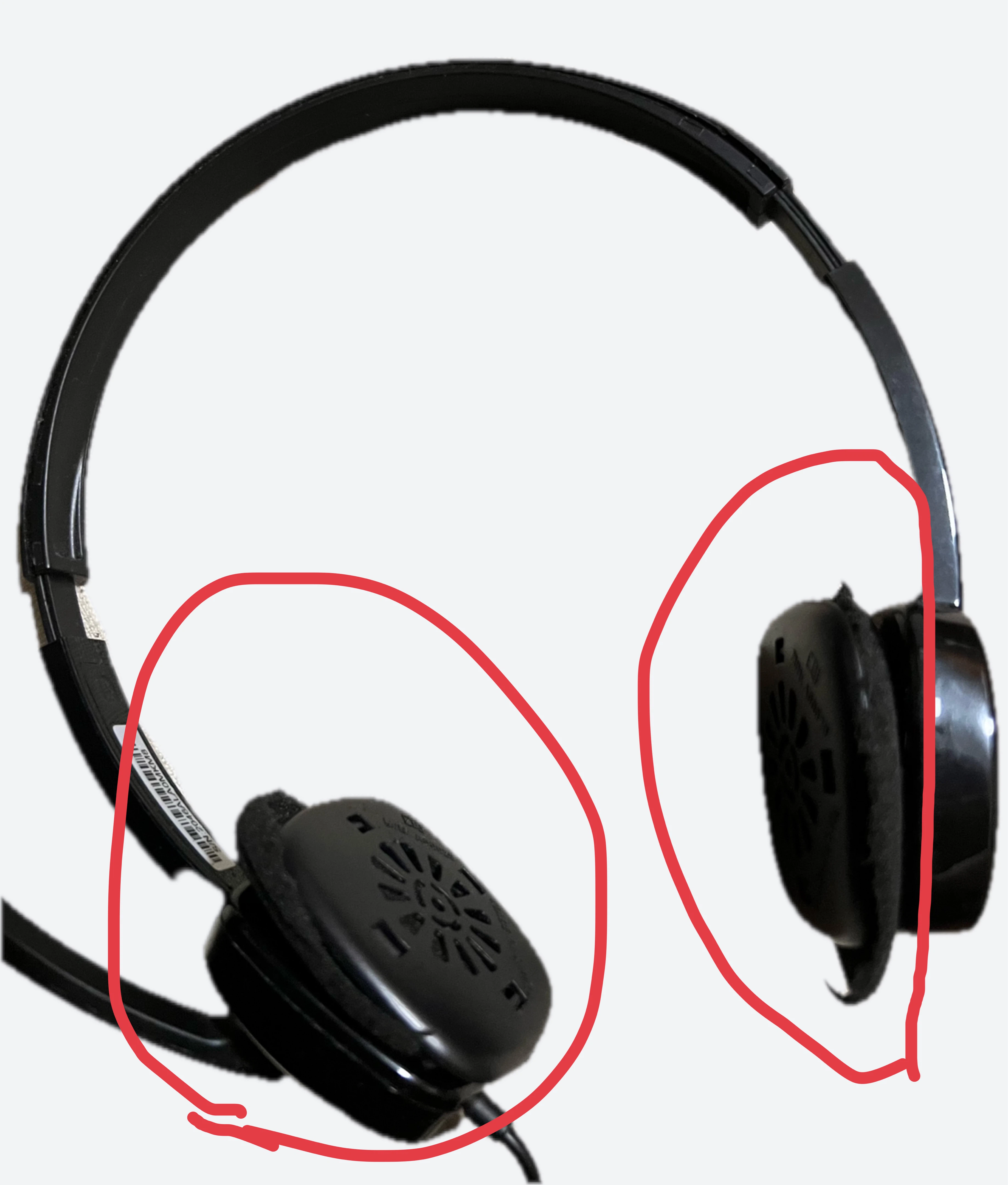 Logitech H151 Wired Stereo Headset - Black - photo 3