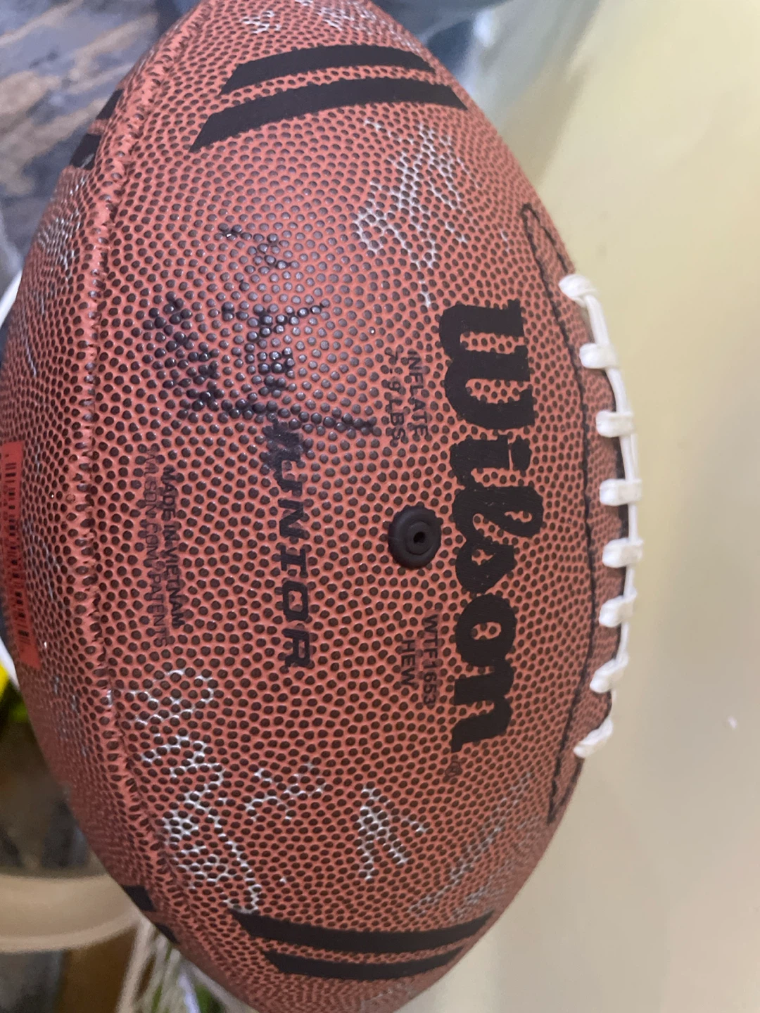 Football signed by full BC. Lions - photo 3