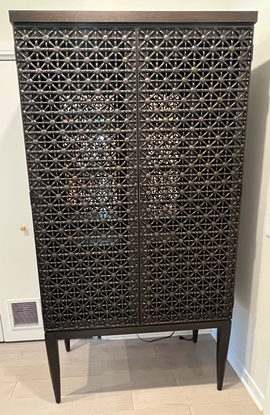 Walnut Bar Cabinet – $800