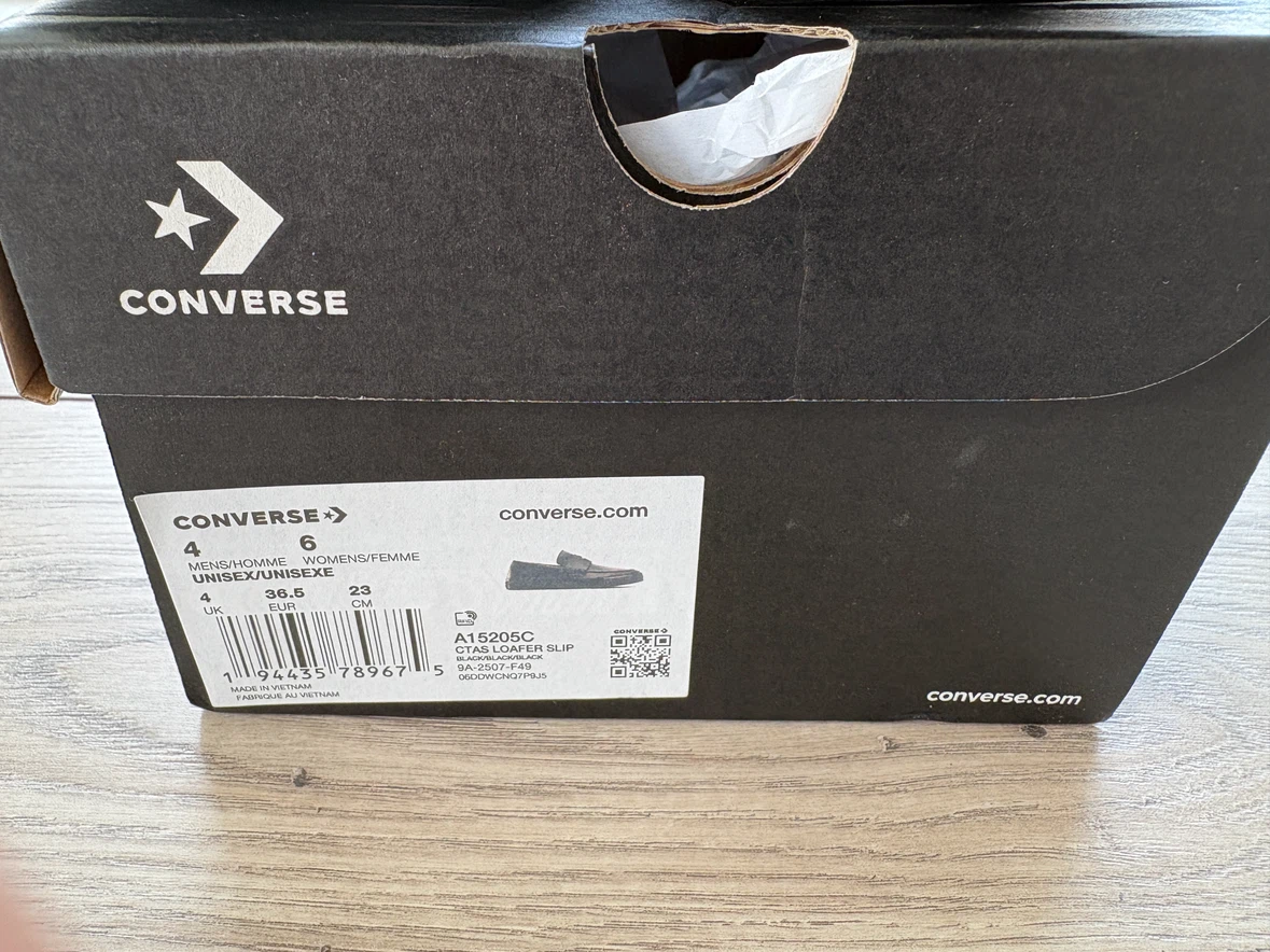 Converse Black Loafer Slip Shoes - photo 2