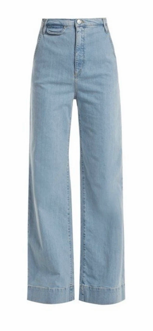 Katharine Hamnett "Anita" Wide Leg Jeans - Light Wash - photo 3