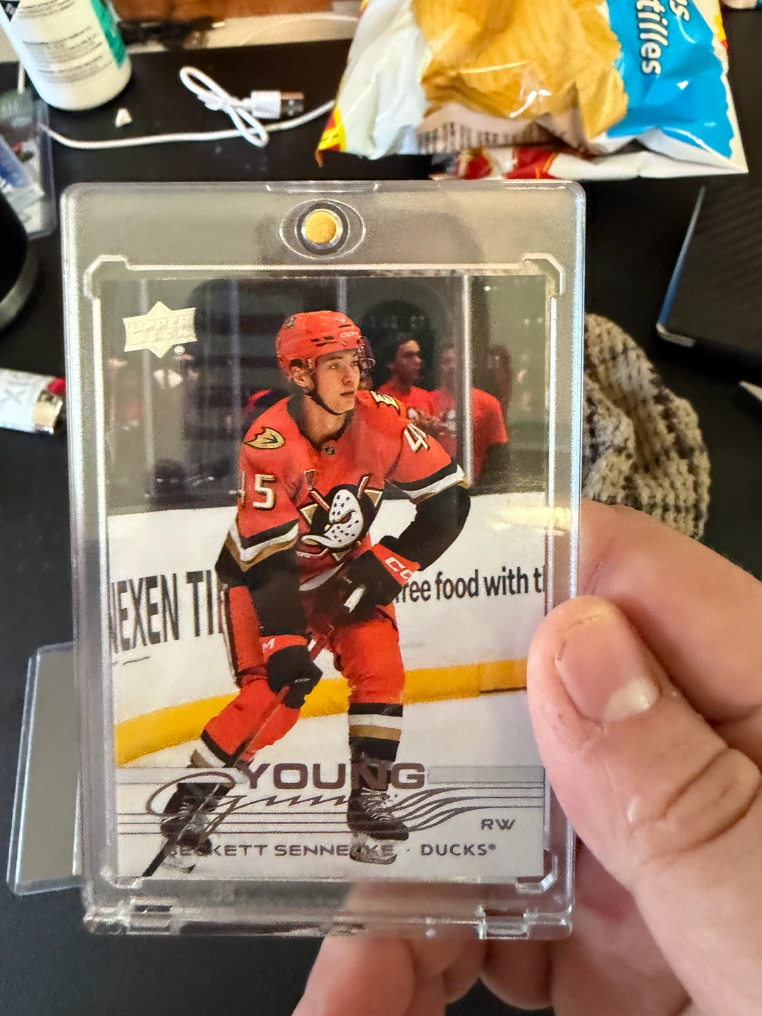 Upper Deck Beckett Sennecke Young Guns Hockey Card 2025-26