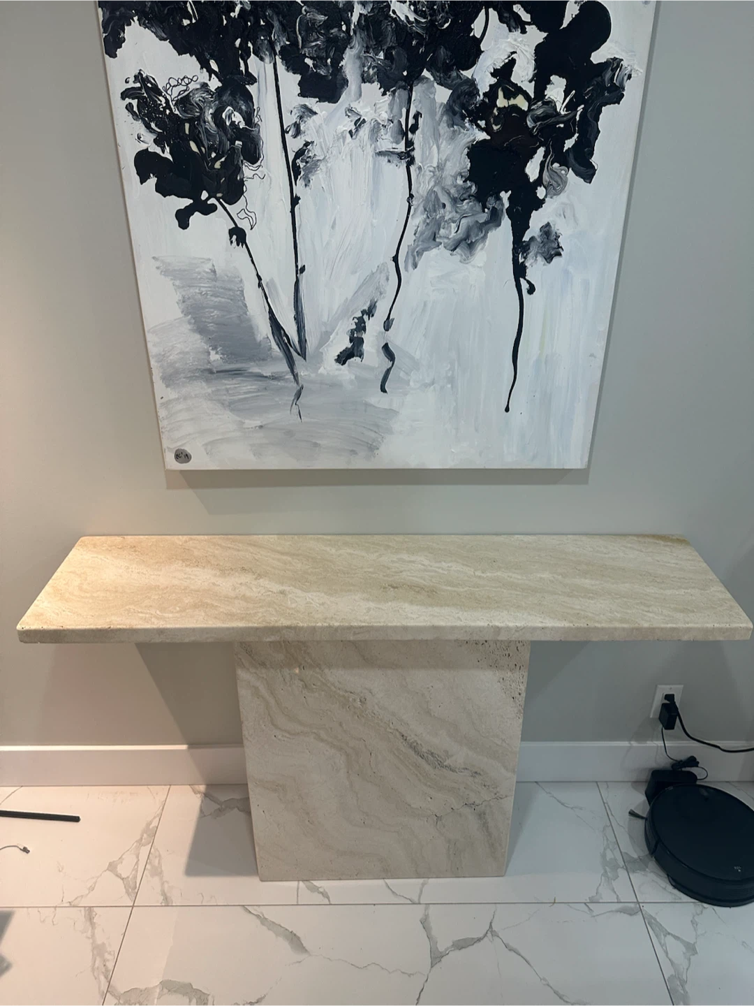 Custom Marble Console Table