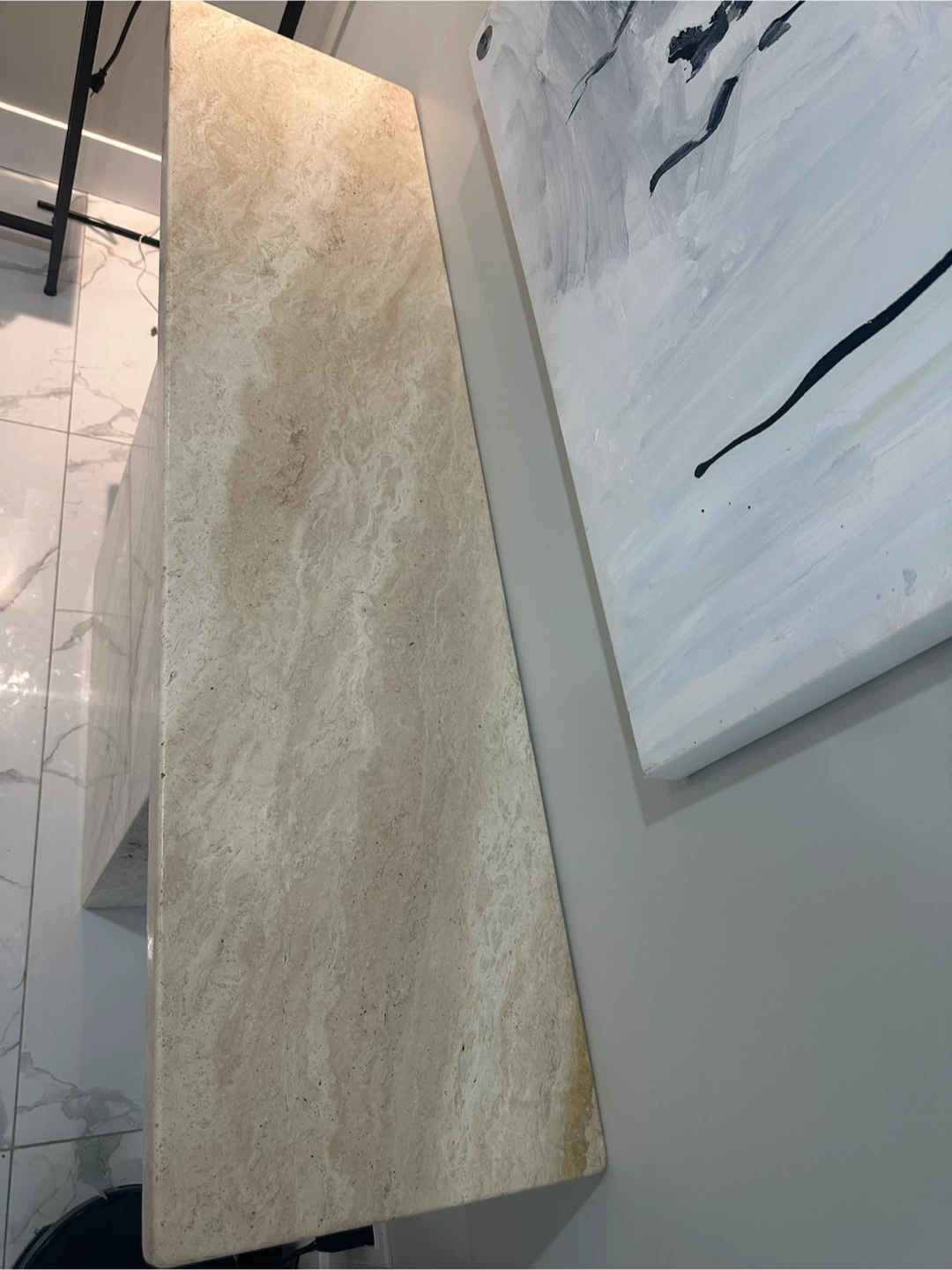 Custom Marble Console Table - photo 2