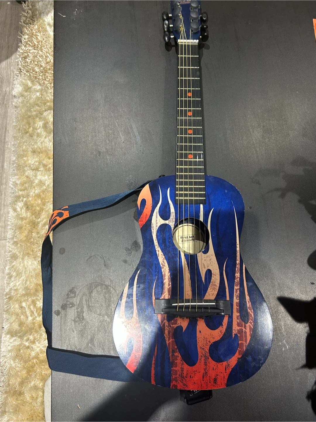First Act Blue Flame Guitar