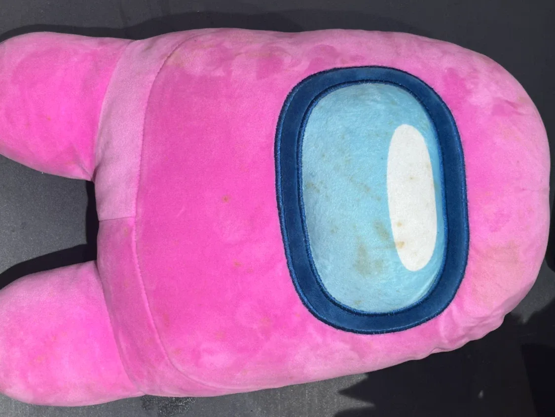 Pink Among Us Crewmate Plush Toy