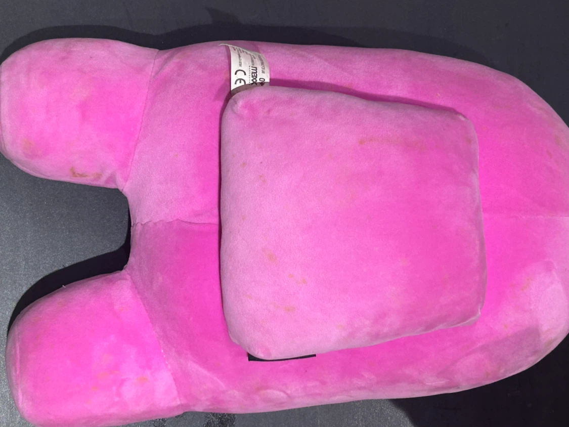 Pink Among Us Crewmate Plush Toy - photo 2