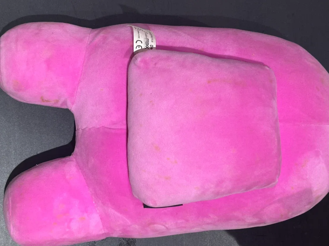 Pink Among Us Crewmate Plush Toy - photo 2