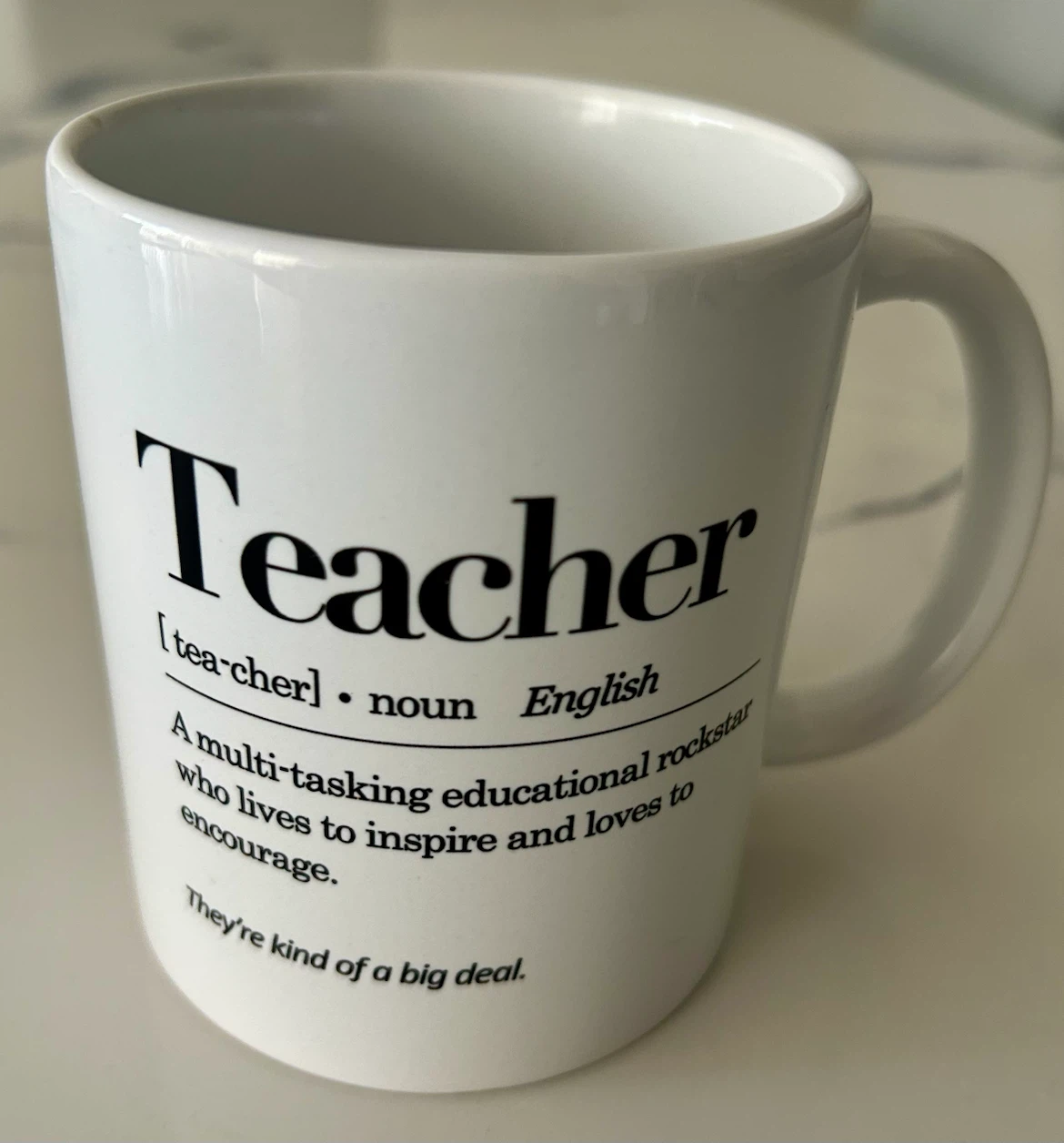 ‘Teacher’ Definition Mug (New!)