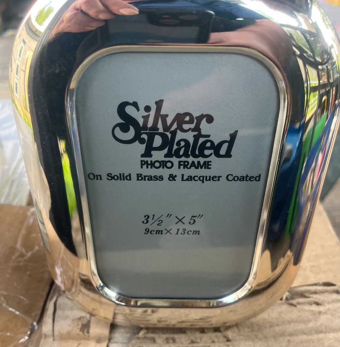 Silver Plated Photo Frame 3 1/2" x 5"