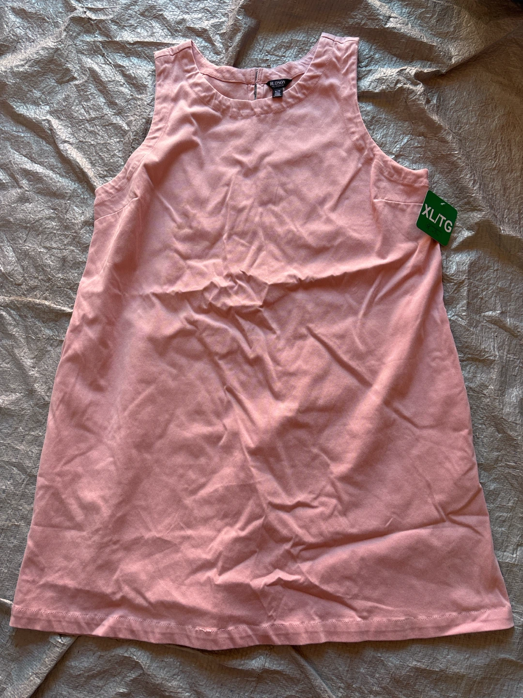 HUDSON LOS ANGELES Pink Sleeveless Dress XL/TG