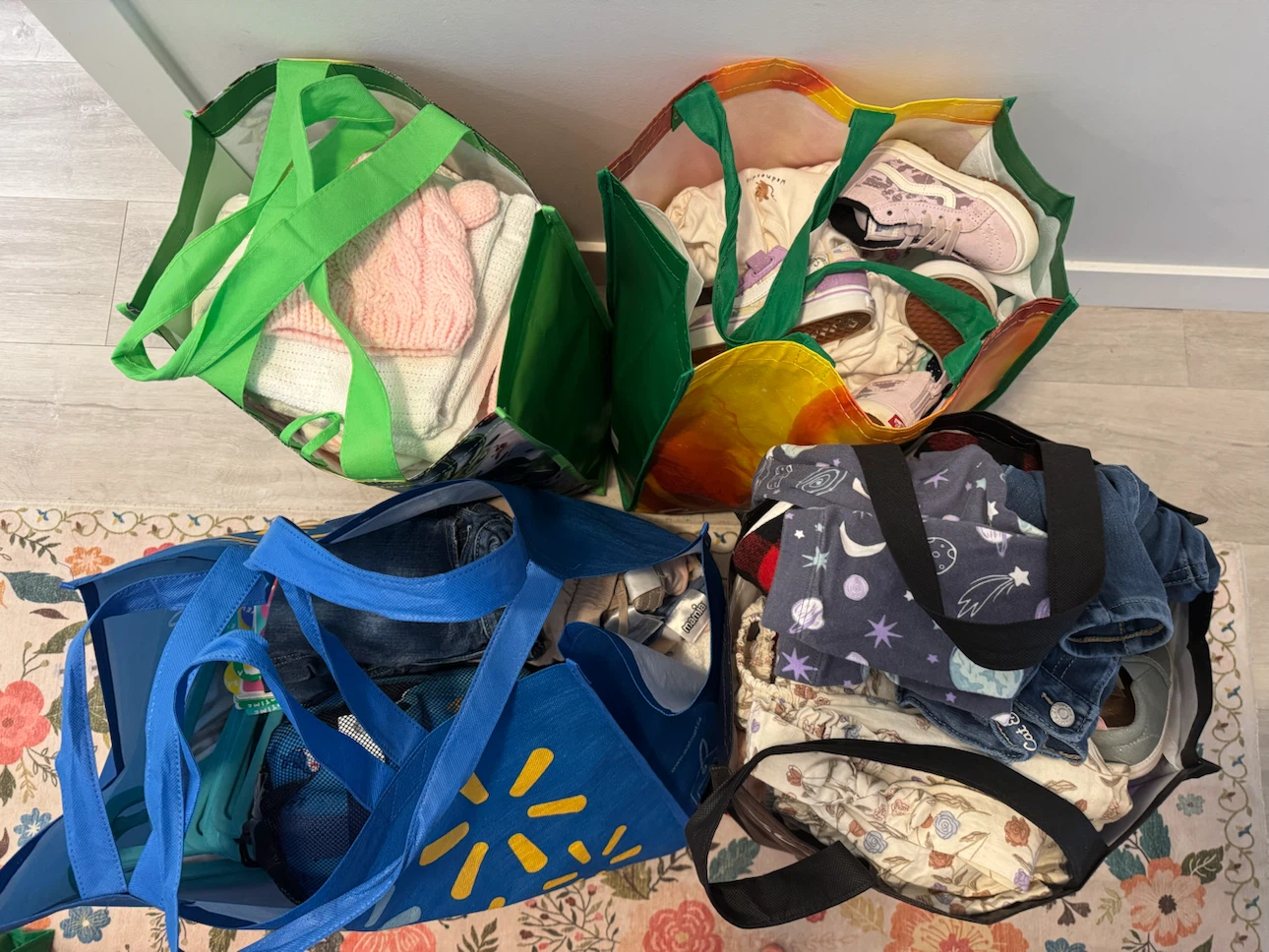 Huge Bundle of Baby Girl Clothes & Shoes + Floatie Vest