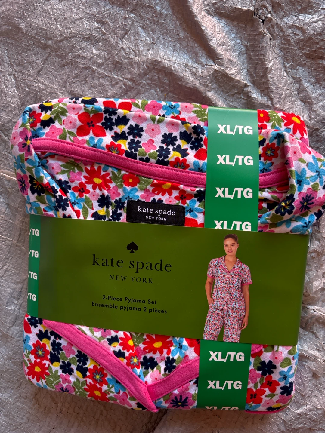 Kate Spade New York Floral Pajama Set - XL/TG