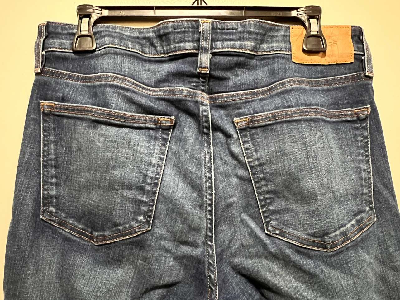 Express Hyper Stretch Slim Skinny Blue Denim Mid Rise - photo 5
