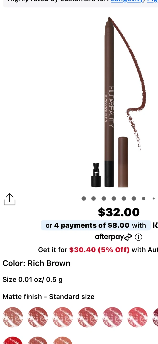 HUDA BEAUTY Lip Contour 2.0 lip pencil - photo 5