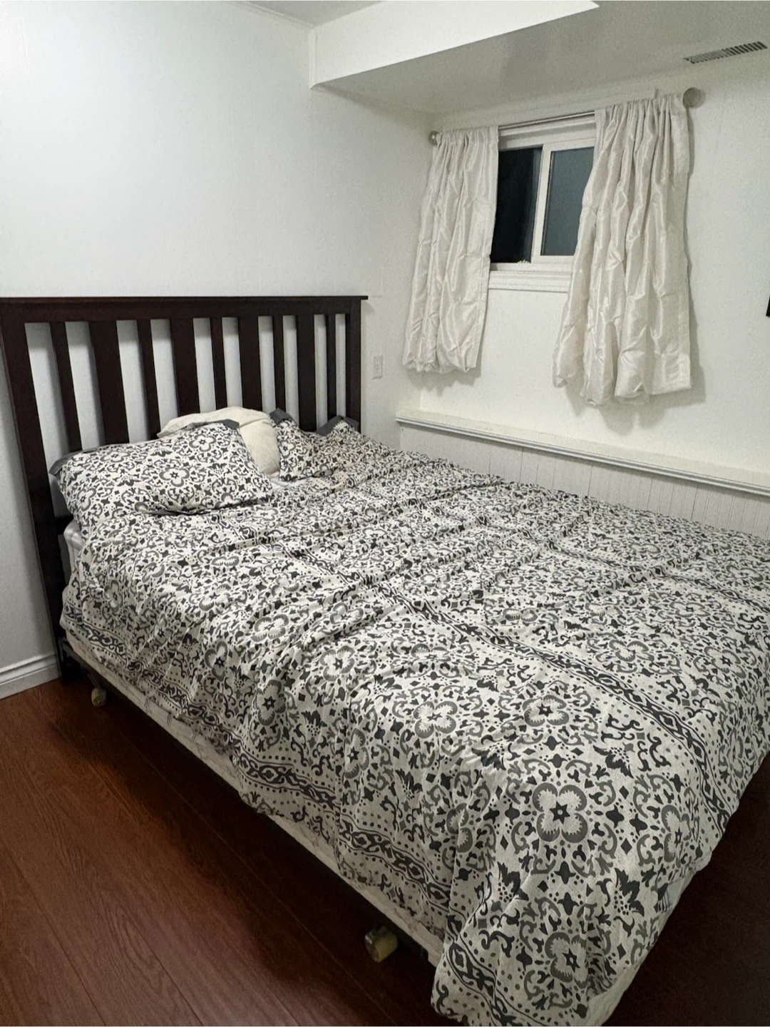 Dark Wood Bed Frame