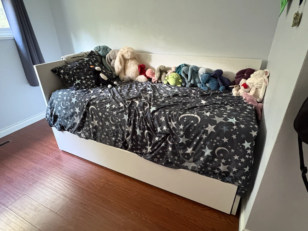 Dark Wood Bed Frame - photo 2