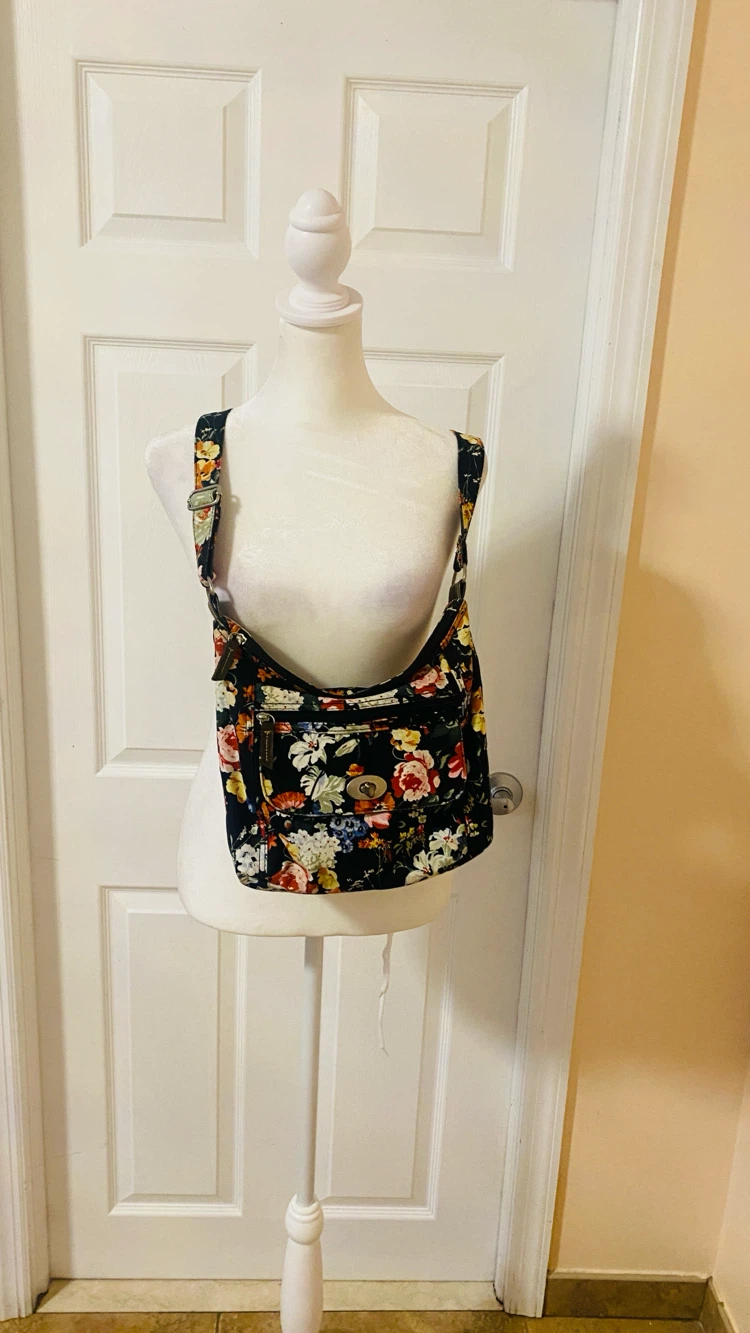 Canvas crossbody bag 10x12x3 - photo 2