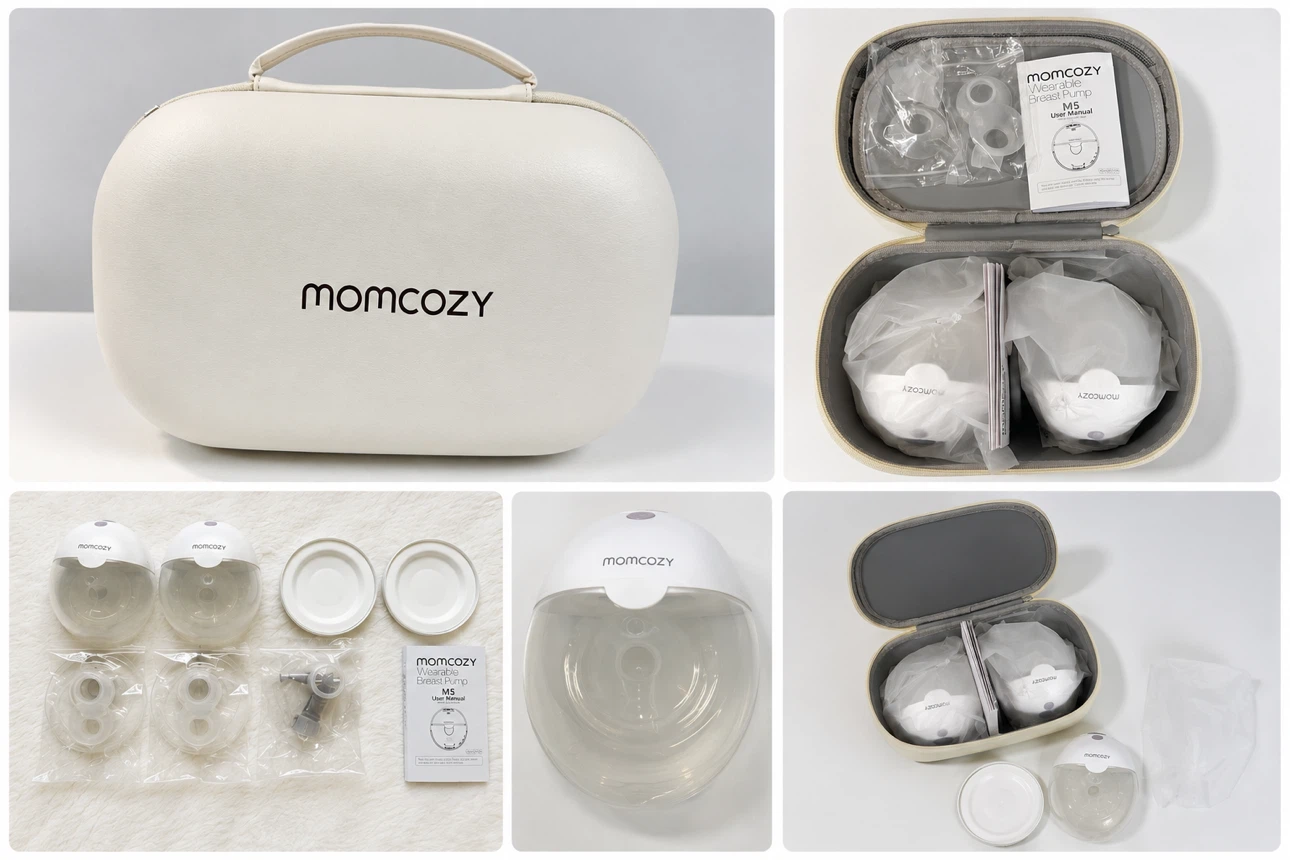 Momcozy M5 Wearable Breast Pump – Double Pump Set