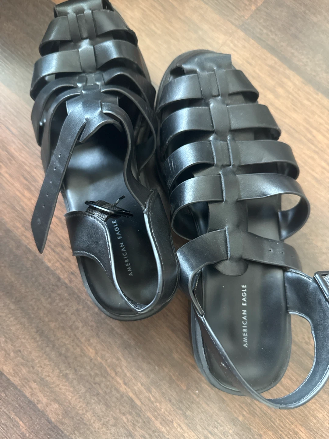 American Eagle Black Fisherman Sandals - photo 3
