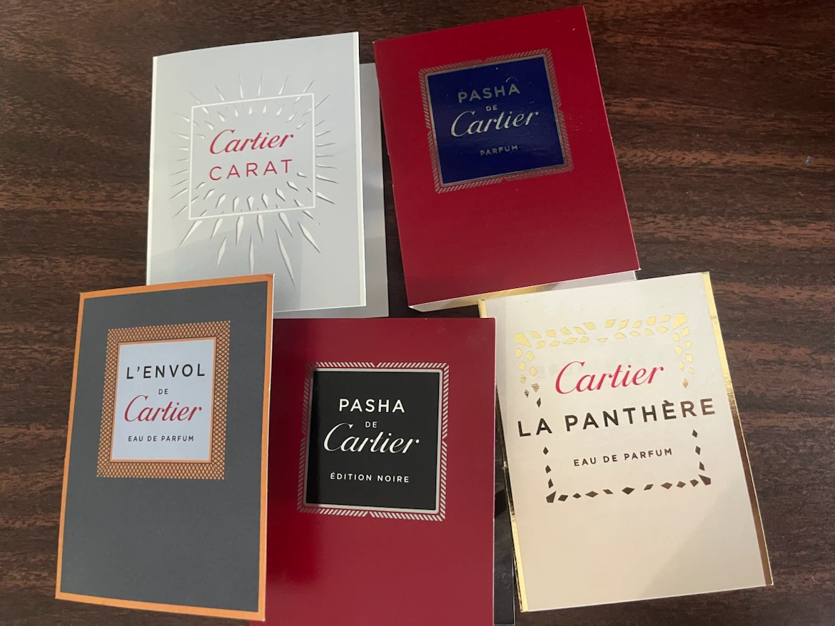 Cartier Perfume Sample Set