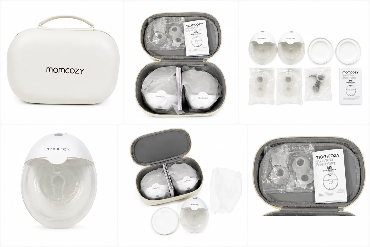 Momcozy M5 Wearable Breast Pump – Double Pump Set - photo 2
