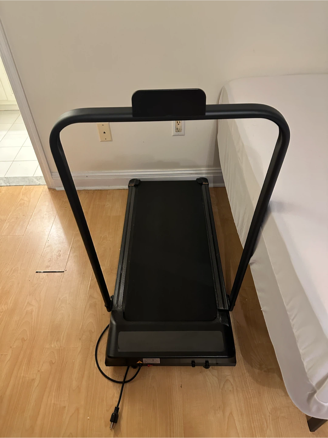 Black Folding Treadmill