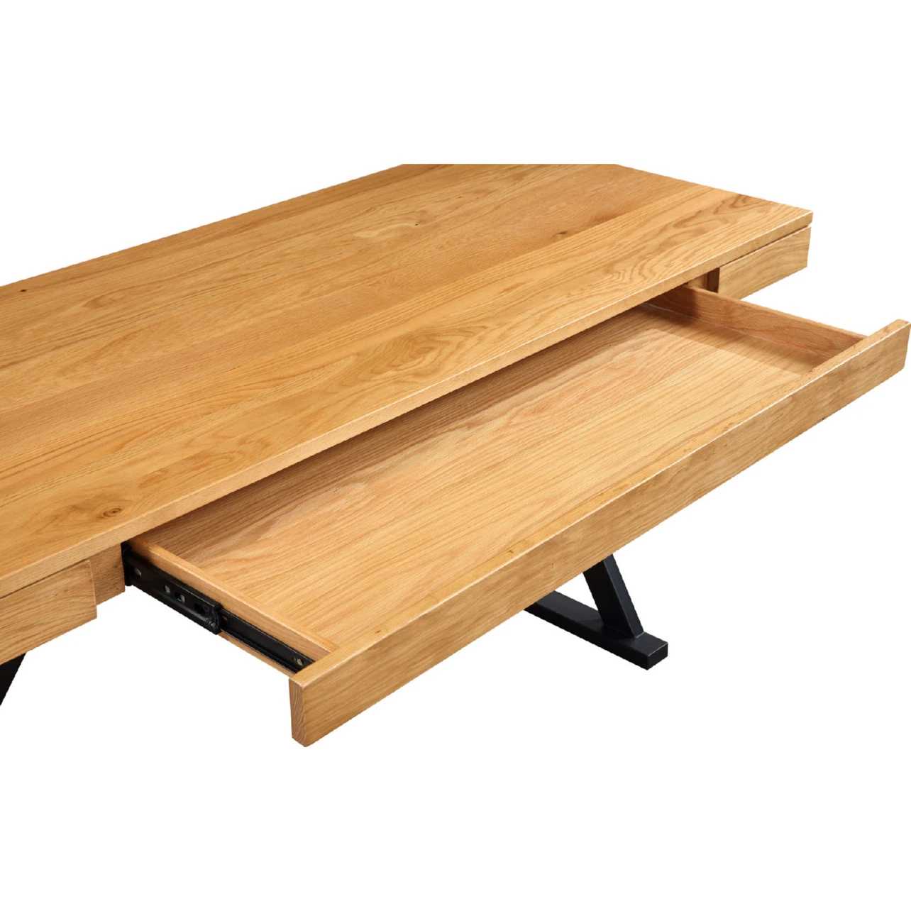 BNIB Moe's Home Collection Profecto Desk – Solid White Oak - photo 5