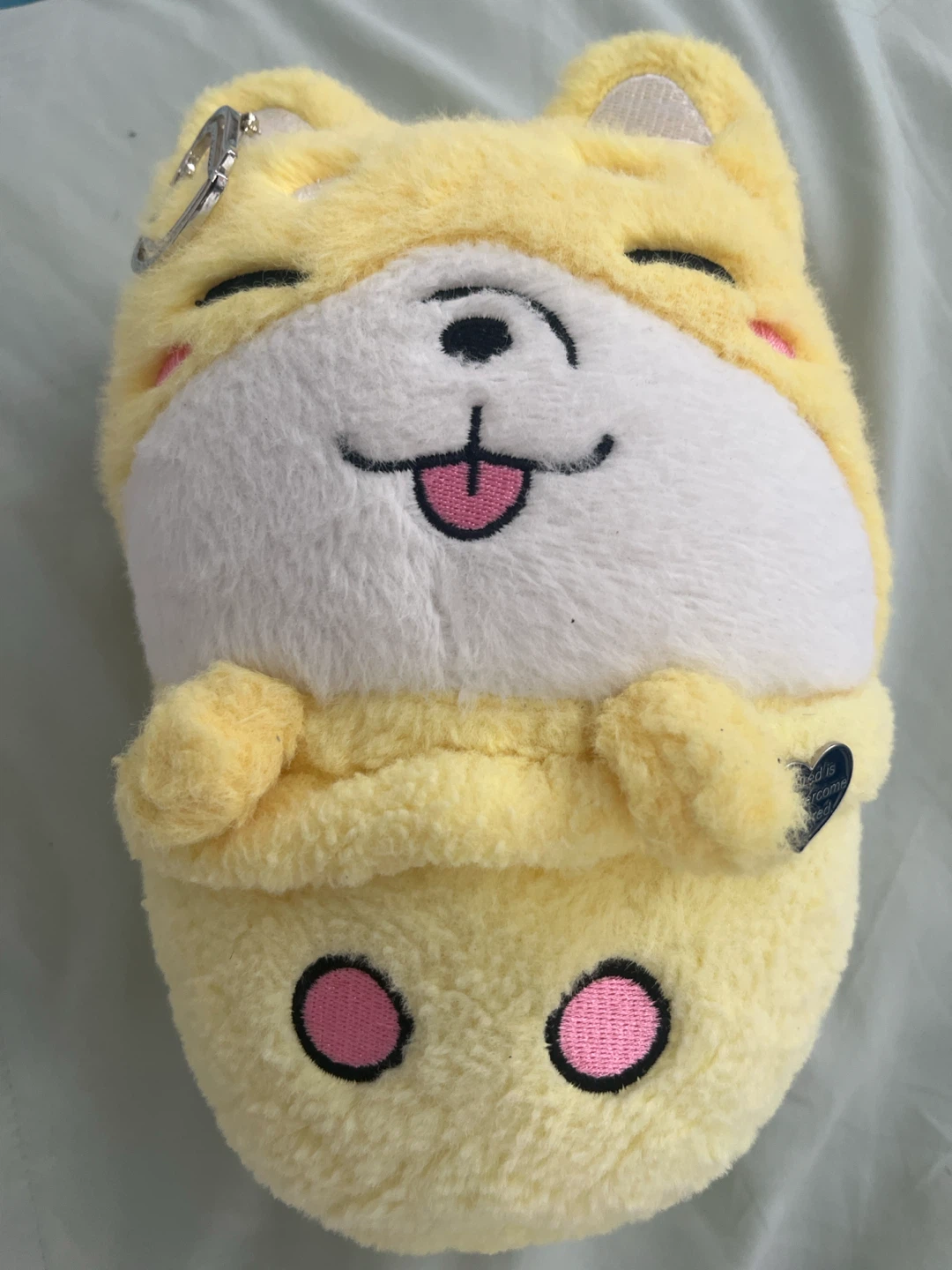 Yellow Plush Dog Pencil Case
