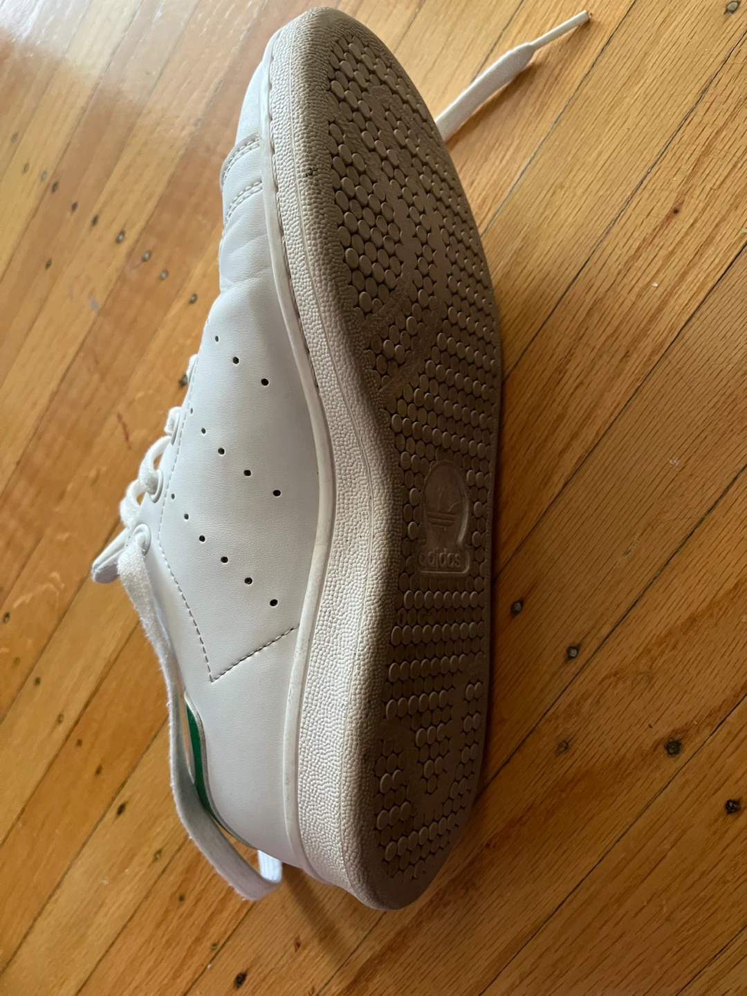 Adidas Stan Smith White Green Sneakers - photo 2
