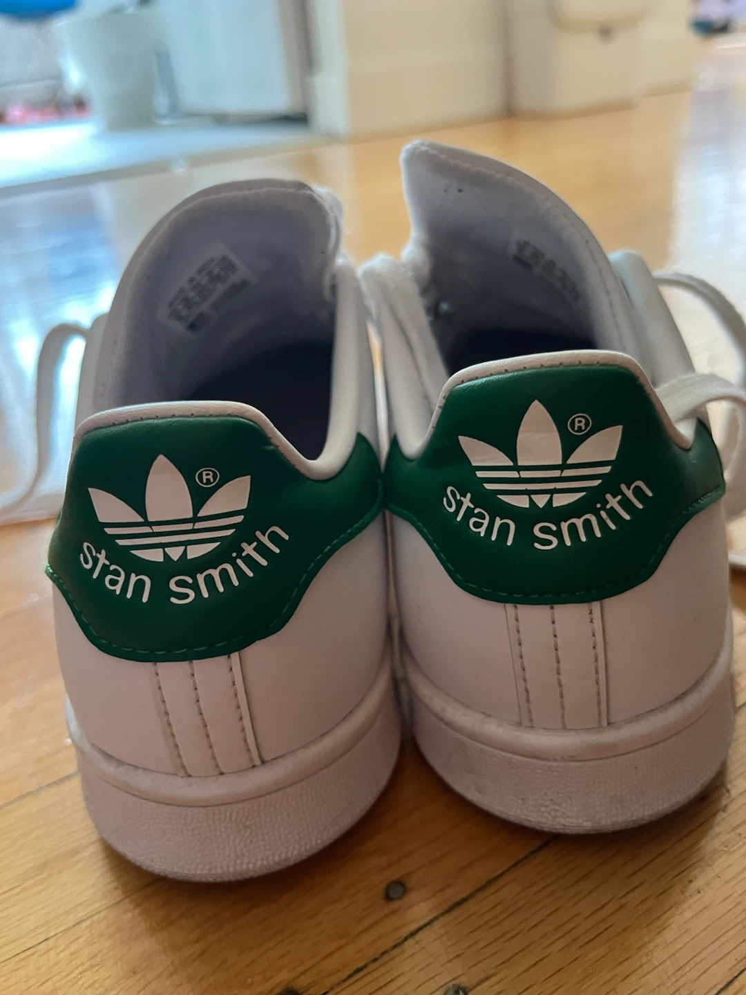Adidas Stan Smith White Green Sneakers - photo 5