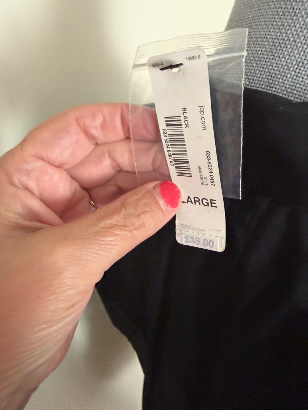 Black Long Sleeve Ruched Button-Up Shirt - photo 5