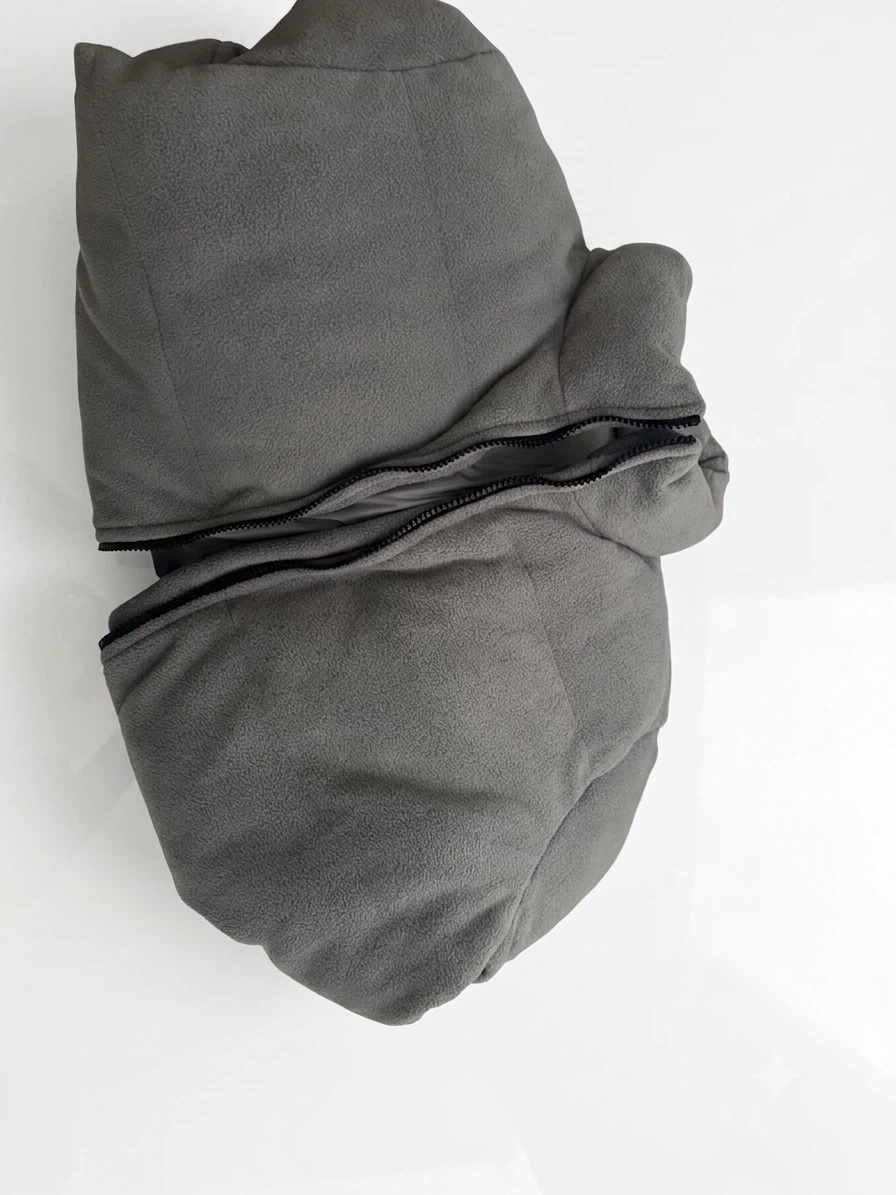 Grey Fleece Puffer brand new Jacket (never worn) - photo 4