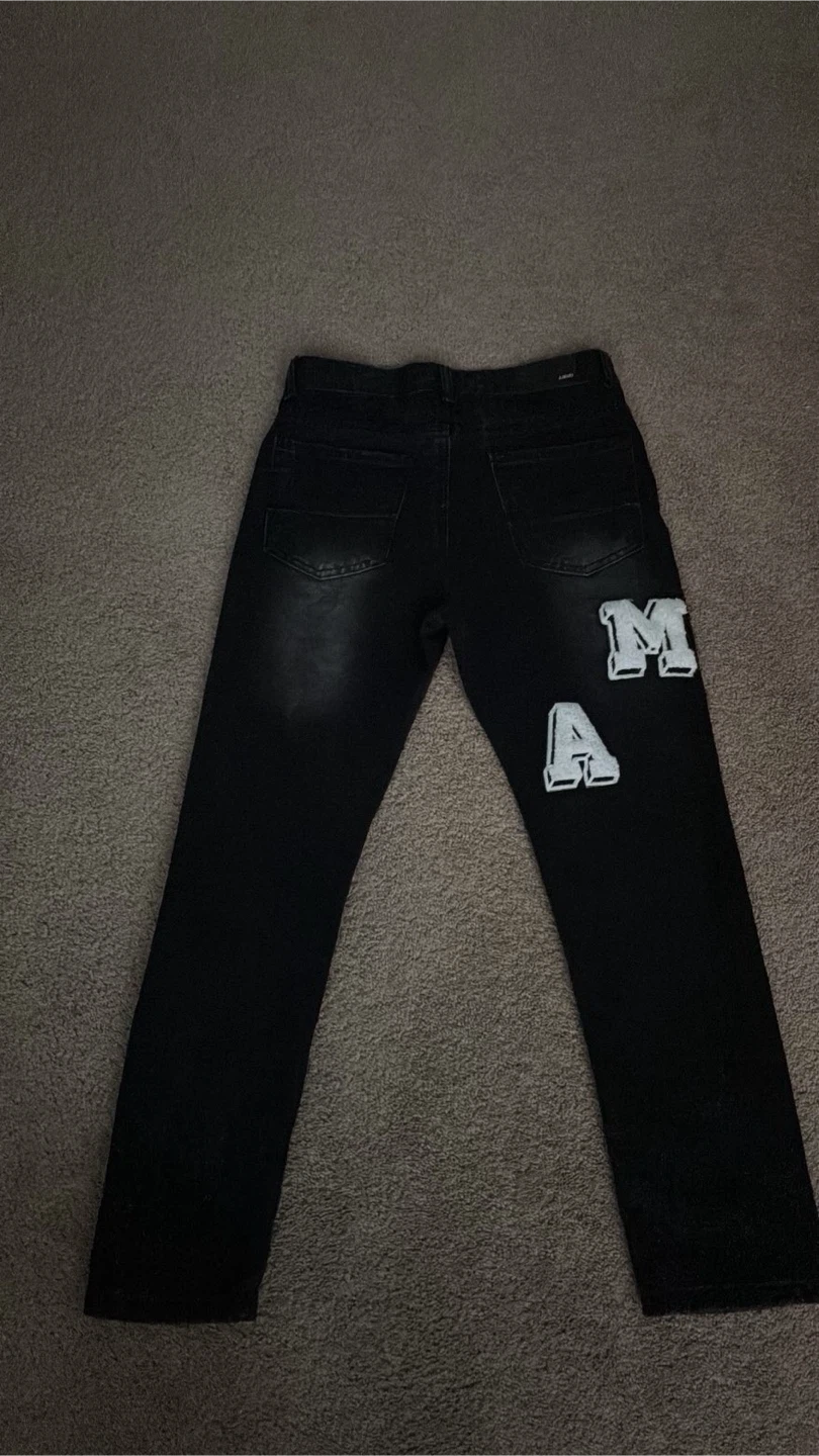 AMIRI Black Distressed Jeans - photo 2