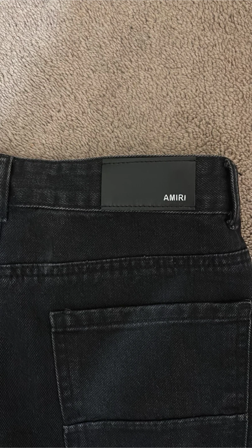 AMIRI Black Distressed Jeans - photo 3
