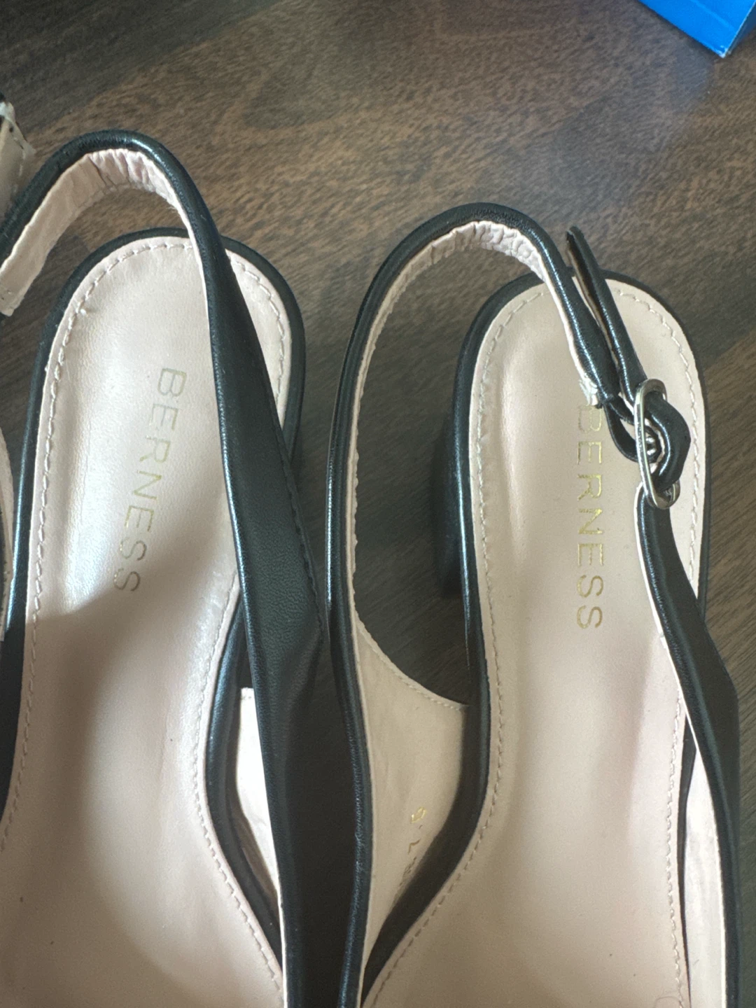 Bernice Black Slingback Heels - photo 3