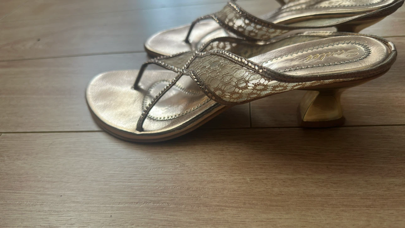 Sarlee Women's Embellished Heeled Sandals - photo 2