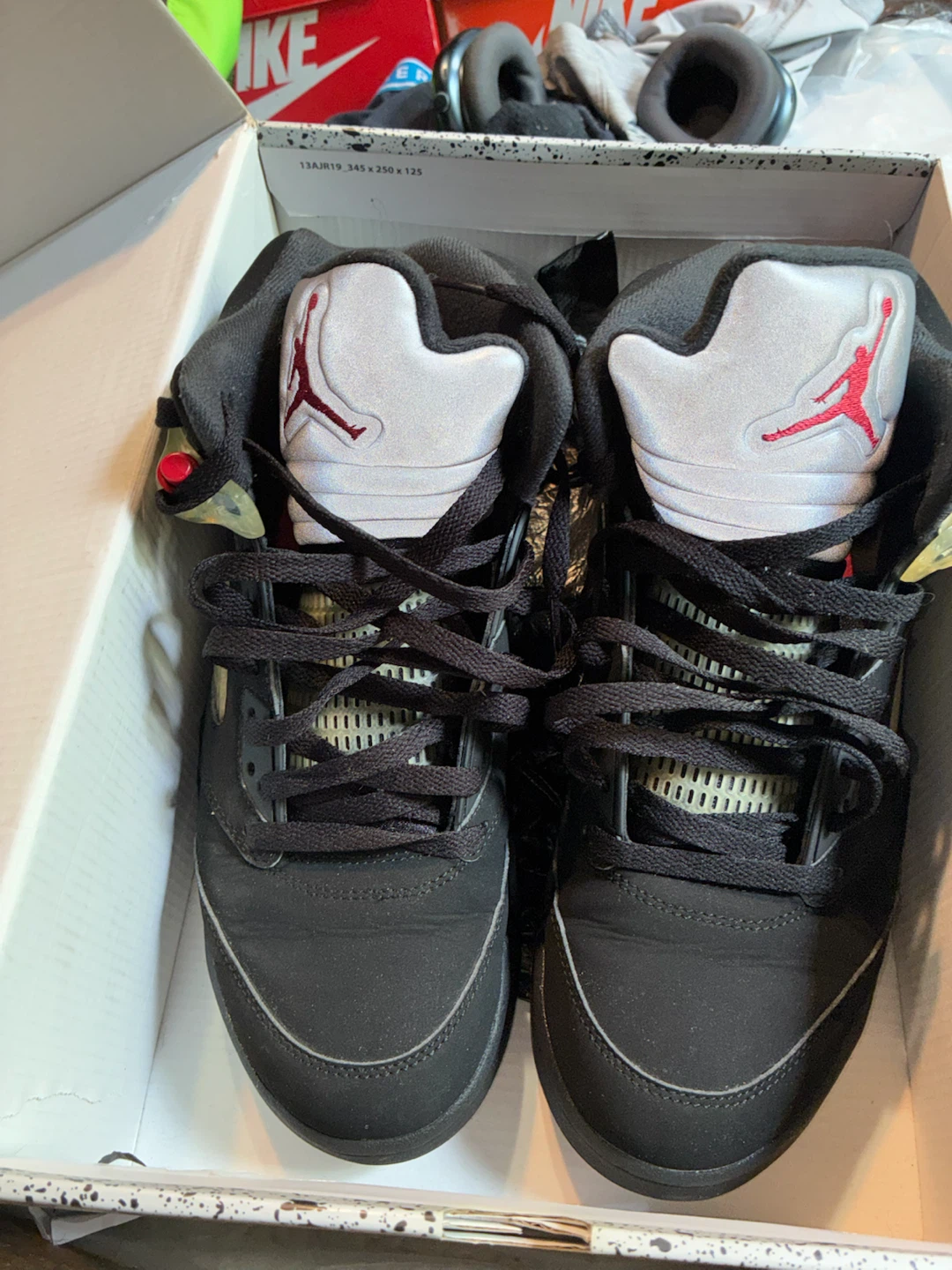 Jordan 5 Black Metallic 2016 Size 10 Og All