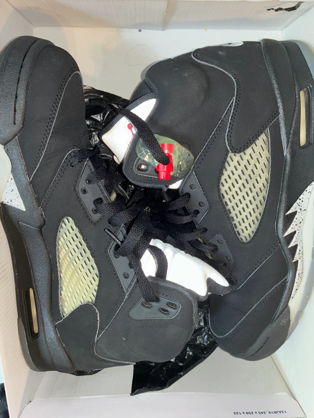 Jordan 5 Black Metallic 2016 Size 10 Og All - photo 2