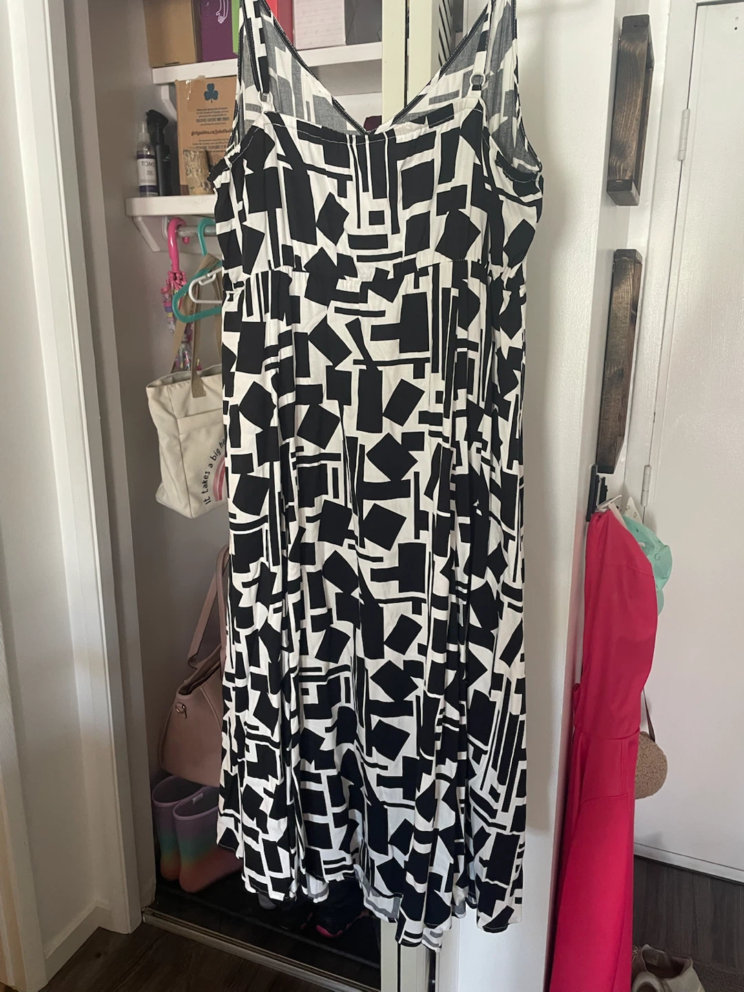 Torrid Black & White Maxi Dress 2X - photo 3
