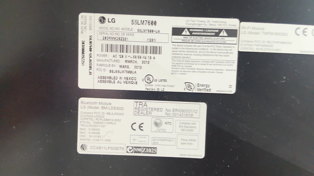 LG 55LM7600 LED TV - photo 2