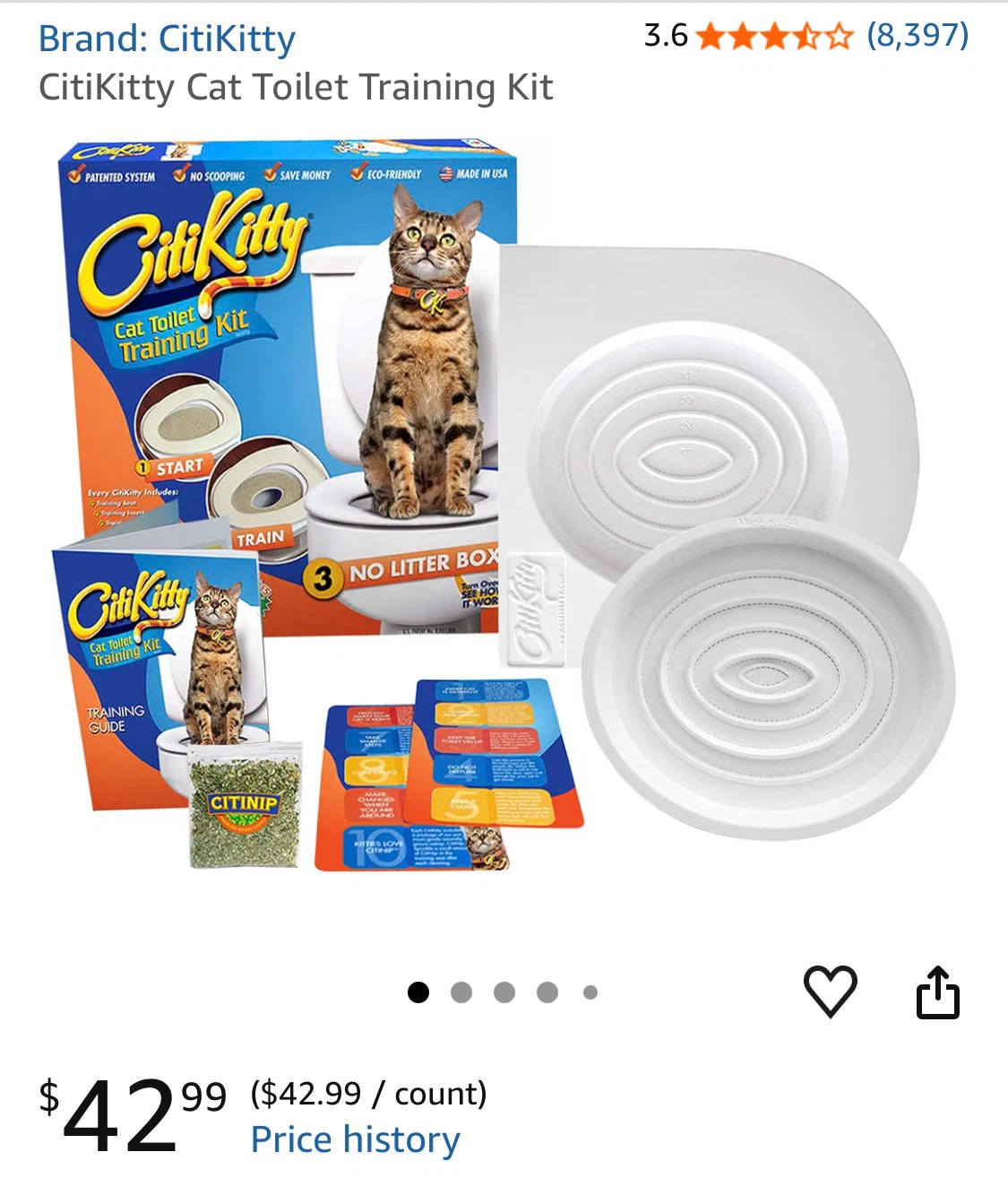 CitiKitty Cat Toilet Training Kit - photo 4