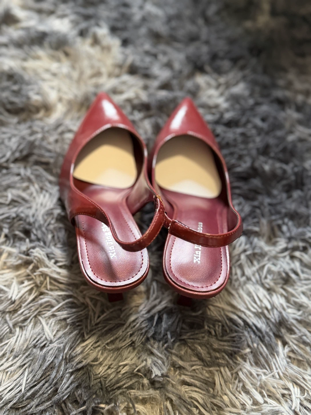 Women's Red Slingback Heels - photo 2