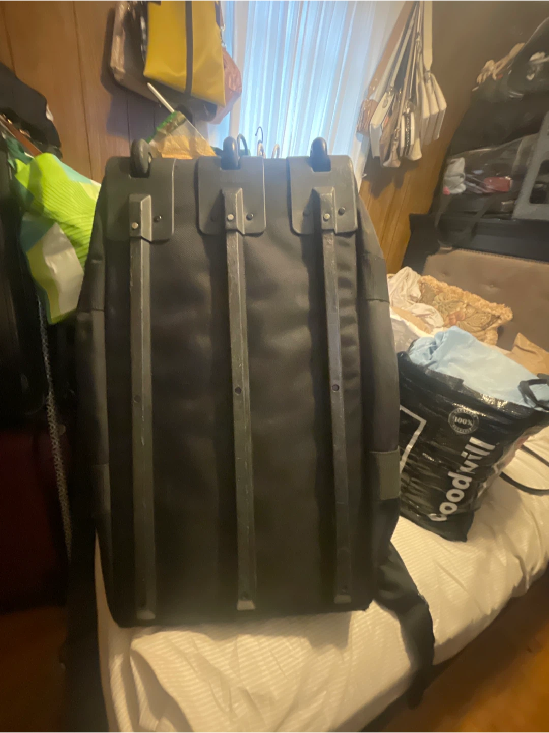 Black Rolling Duffel Bag - photo 3