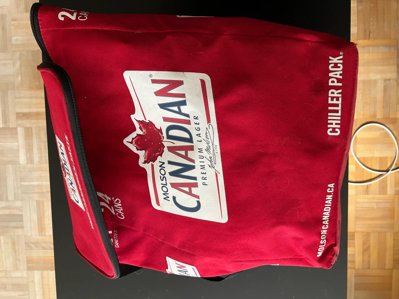 Molson Canadian 24 Cans Chiller Backpack Cooler Bag
