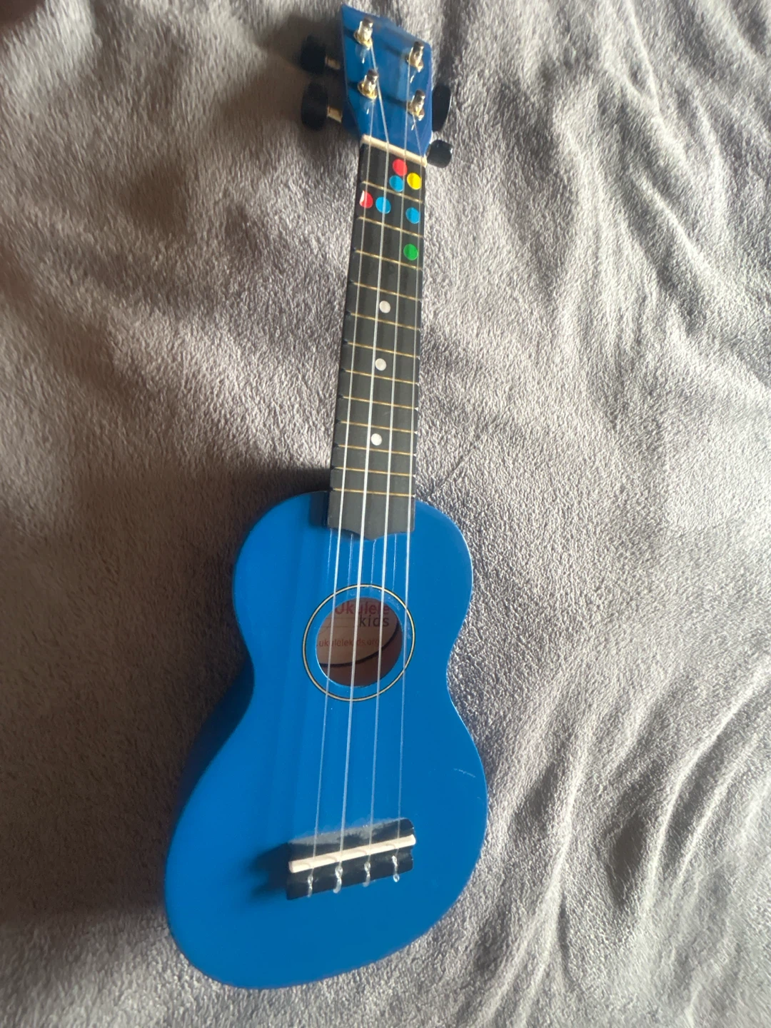 Blue Ukulele with Gig Bag