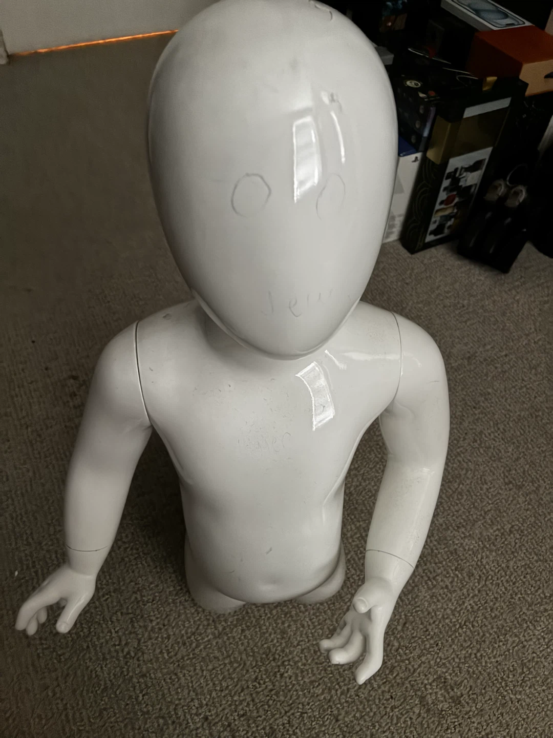 White Child Mannequin Torso